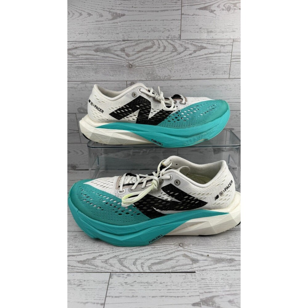 New Balance FuelCell SuperComp Pacer v2 Blue White 8D Mens Running Shoes #312